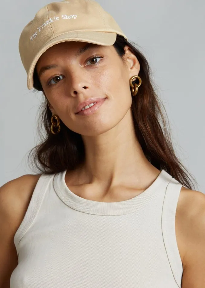 MenWomen The Frankie Shop Accessories Frankie Baseball Cap Sand