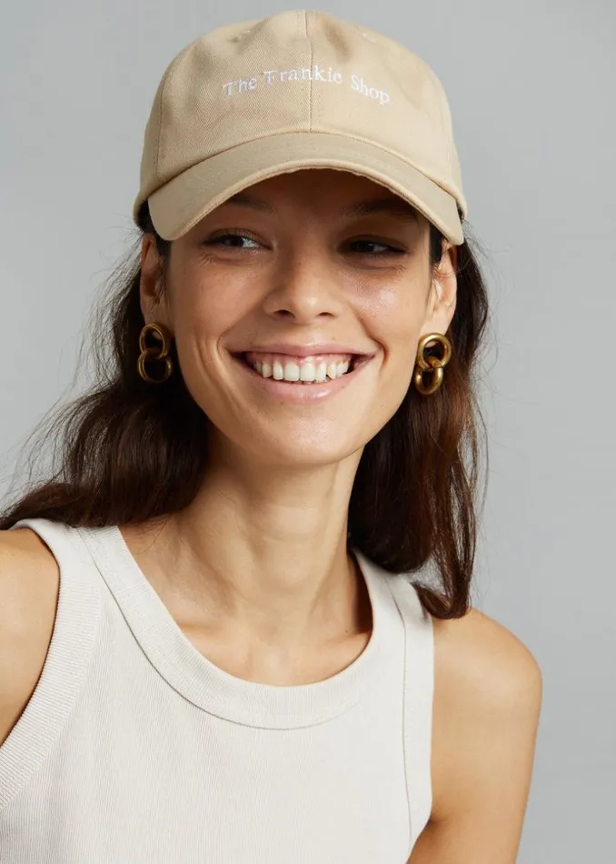 MenWomen The Frankie Shop Accessories Frankie Baseball Cap Sand