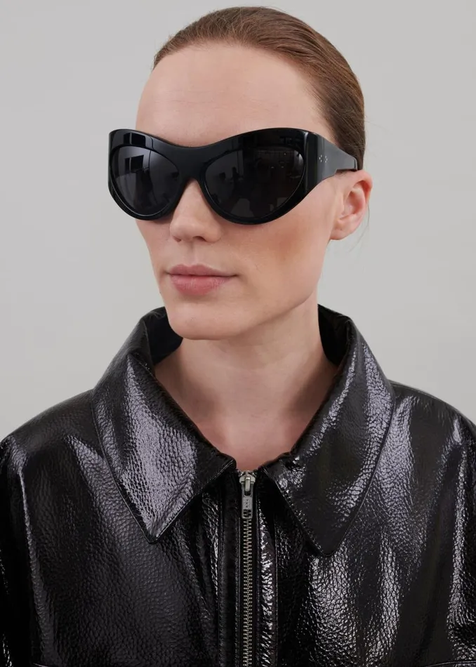 MenWomen The Frankie Shop Accessories Port Tanger Darya Sunglasses Black Acetateblack Lens MenWomen The Frankie Shop Accessories Port Tanger Darya Sunglasses Black Acetateblack Lens