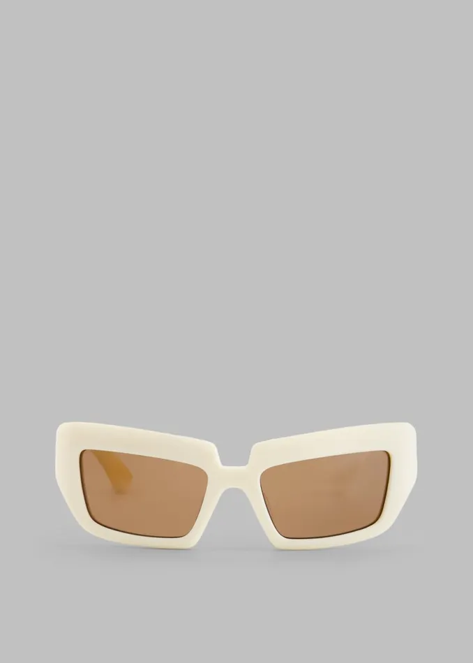 MenWomen The Frankie Shop Accessories Port Tanger Niyyah Sunglasses Sandarac Acetatetobacco Lens