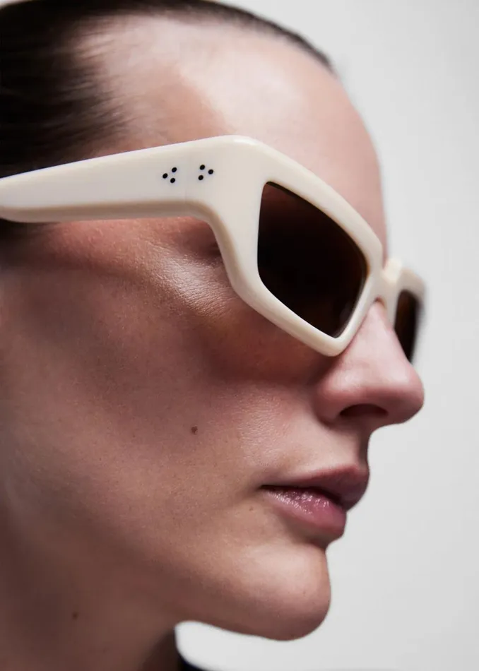 MenWomen The Frankie Shop Accessories Port Tanger Niyyah Sunglasses Sandarac Acetatetobacco Lens