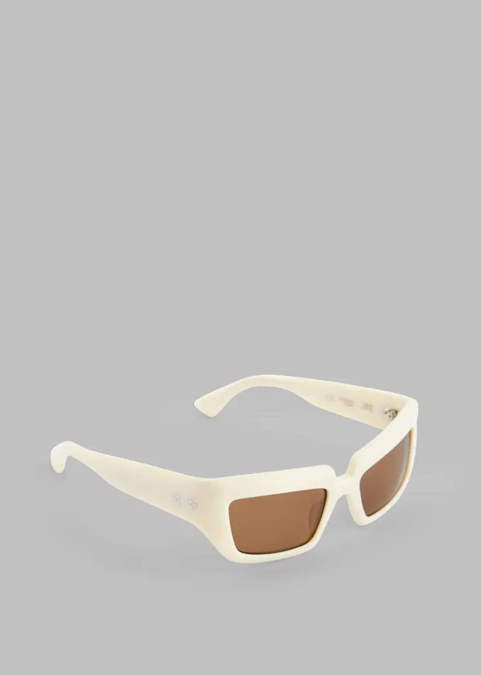 MenWomen The Frankie Shop Accessories Port Tanger Niyyah Sunglasses Sandarac Acetatetobacco Lens