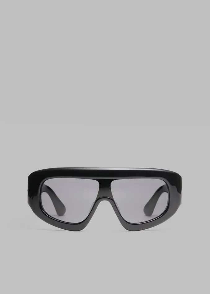 MenWomen The Frankie Shop Accessories Port Tanger Saraa Sunglasses Black Acetateblack Lens