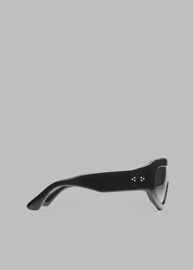 MenWomen The Frankie Shop Accessories Port Tanger Saraa Sunglasses Black Acetateblack Lens