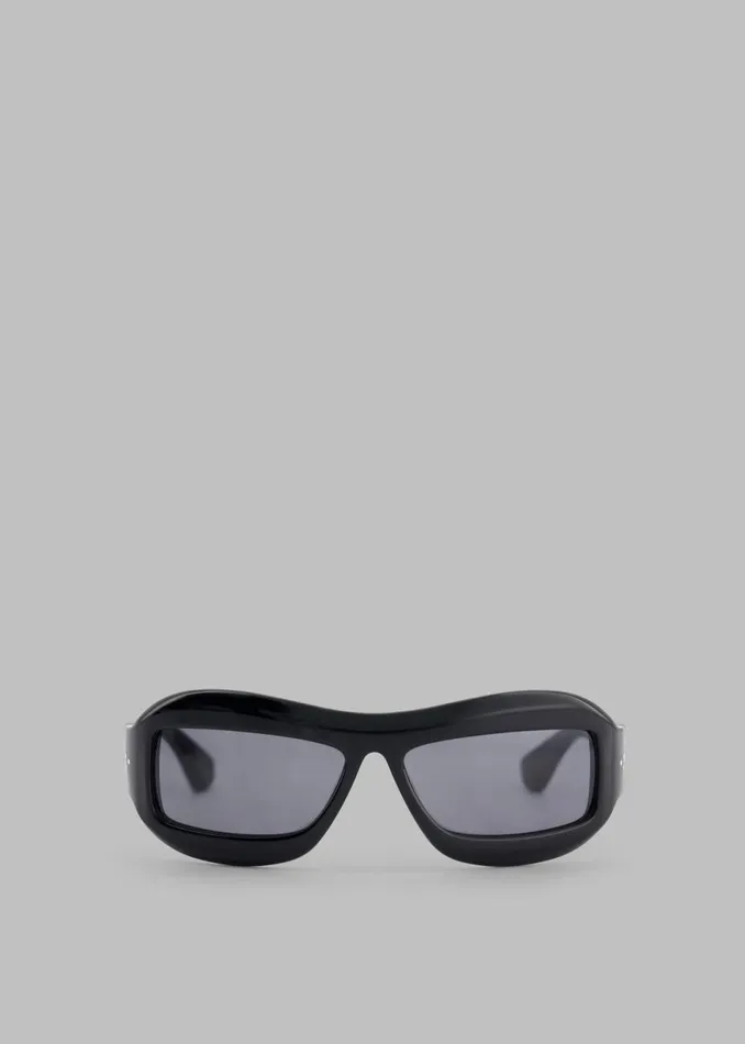 MenWomen The Frankie Shop Accessories Port Tanger Zarin Sunglasses Black Acetateblack Lens MenWomen The Frankie Shop Accessories Port Tanger Zarin Sunglasses Black Acetateblack Lens
