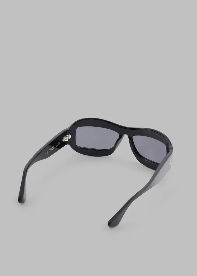 MenWomen The Frankie Shop Accessories Port Tanger Zarin Sunglasses Black Acetateblack Lens