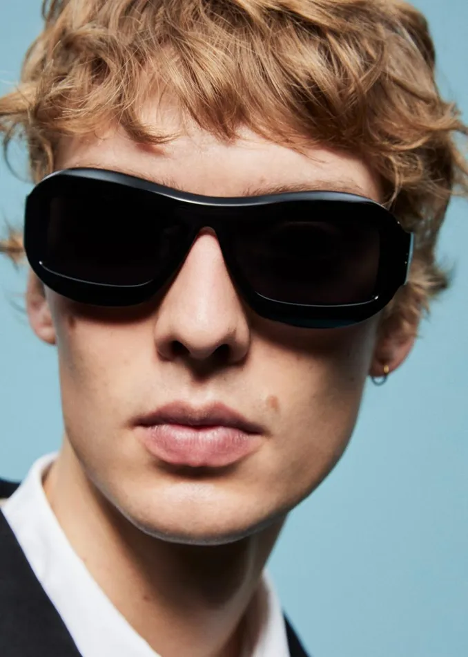 MenWomen The Frankie Shop Accessories Port Tanger Zarin Sunglasses Black Acetateblack Lens