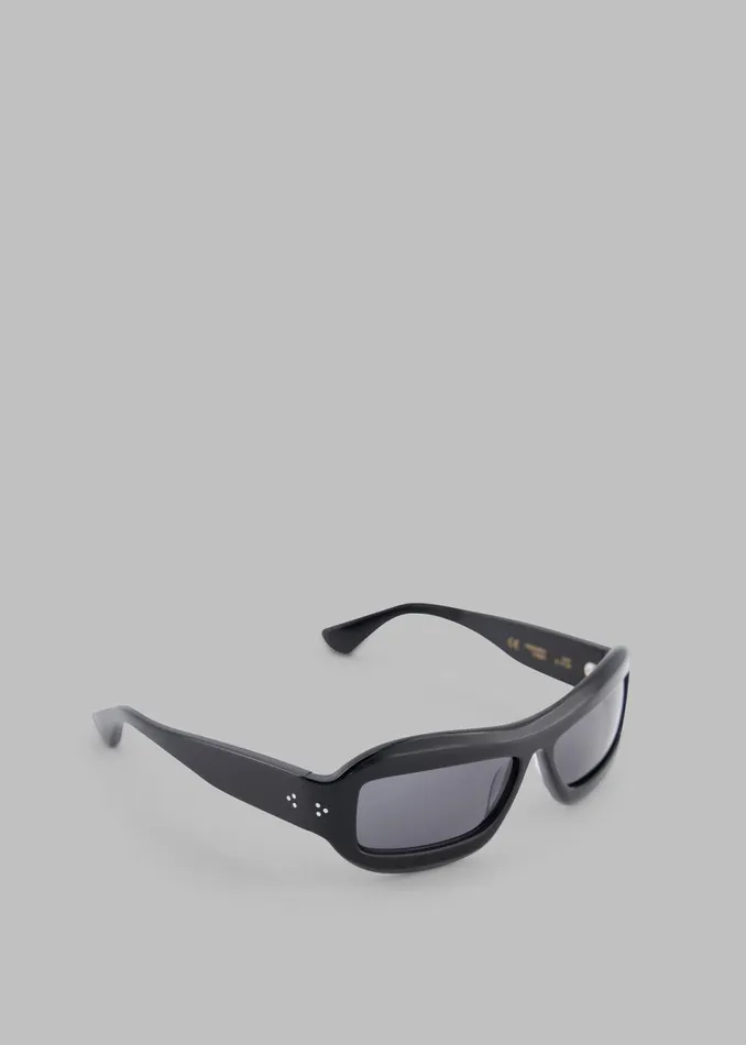 MenWomen The Frankie Shop Accessories Port Tanger Zarin Sunglasses Black Acetateblack Lens