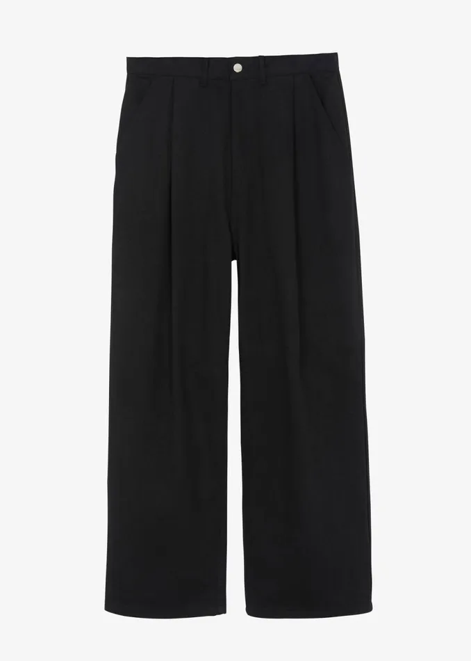 MenWomen The Frankie Shop Bottoms Drew Denim Pants Black