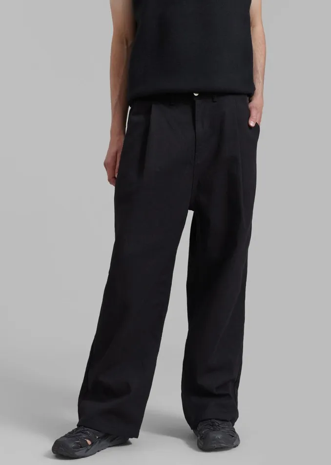 MenWomen The Frankie Shop Bottoms Drew Denim Pants Black