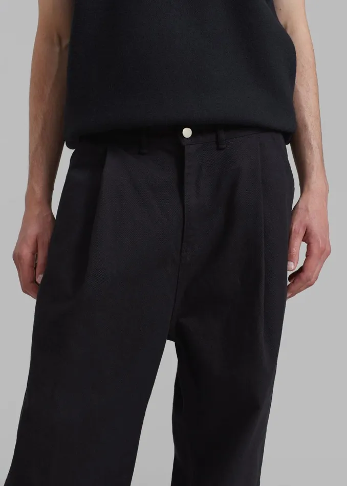 MenWomen The Frankie Shop Bottoms Drew Denim Pants Black