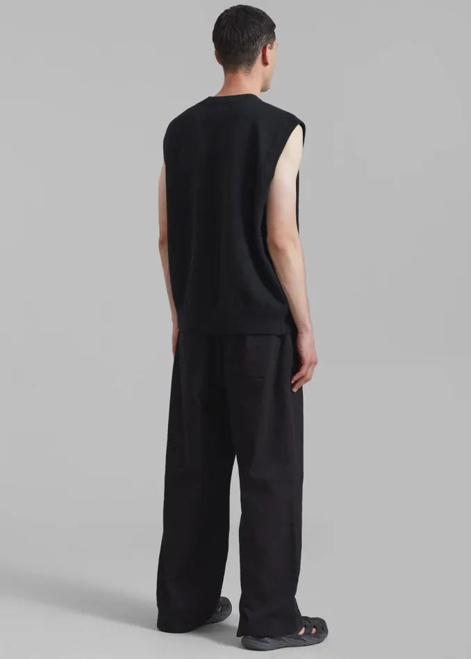 MenWomen The Frankie Shop Bottoms Drew Denim Pants Black