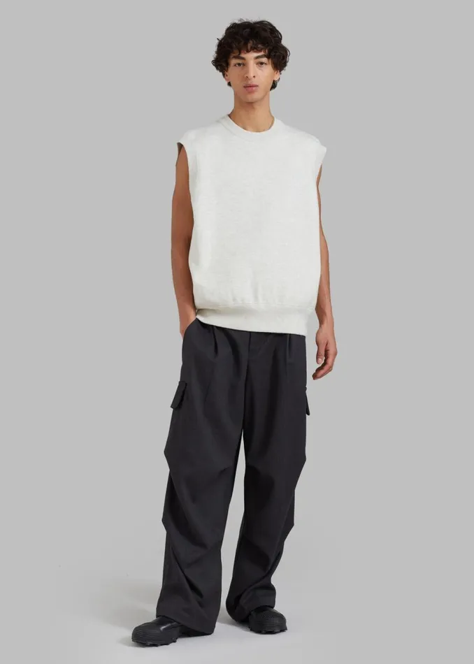 MenWomen The Frankie Shop Bottoms Flint Cargo Pants Grey