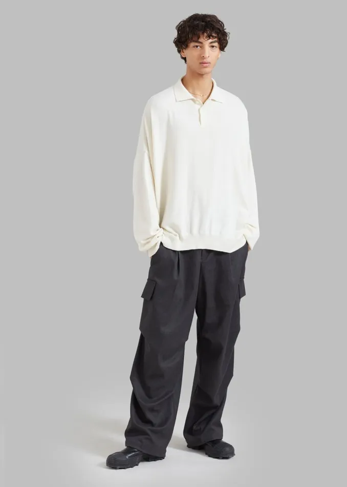 MenWomen The Frankie Shop Bottoms Flint Cargo Pants Grey