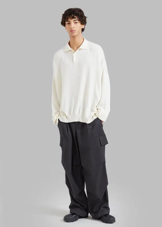 MenWomen The Frankie Shop Bottoms Flint Cargo Pants Grey