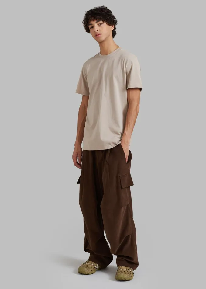 MenWomen The Frankie Shop Bottoms Garnett Corduroy Pants Brown