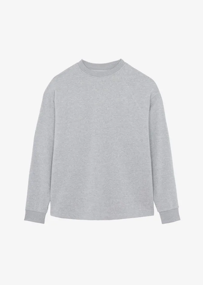 MenWomen The Frankie Shop Loungewear Newton Long Sleeves Sweat Tee Grey