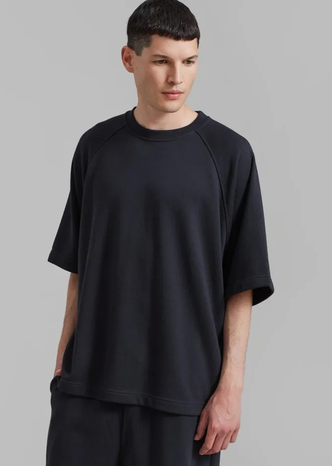 MenWomen The Frankie Shop Loungewear Newton Sweat Tee Black