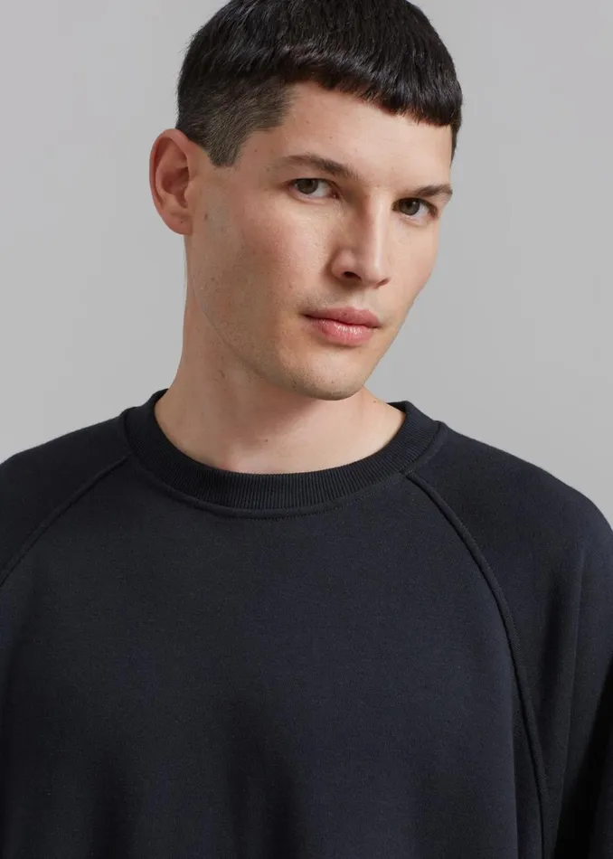 MenWomen The Frankie Shop Loungewear Newton Sweat Tee Black