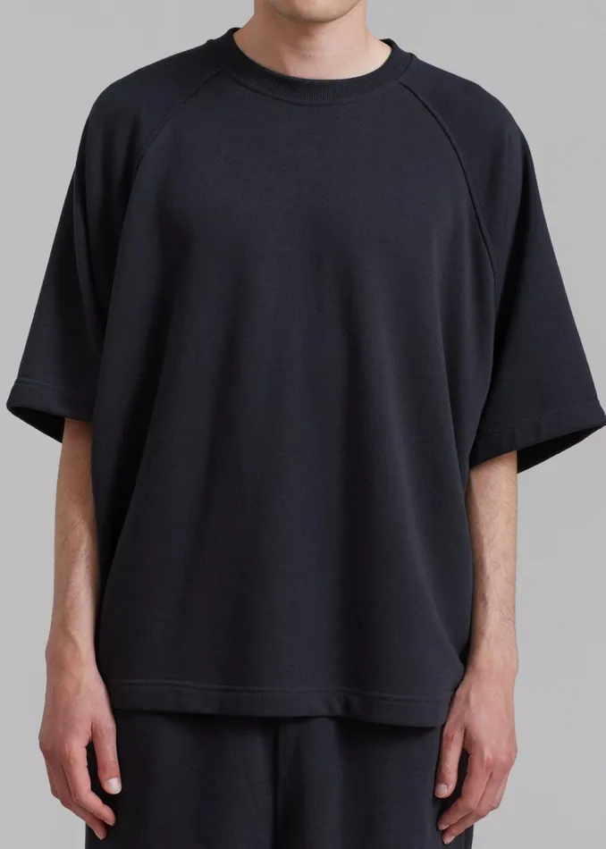 MenWomen The Frankie Shop Loungewear Newton Sweat Tee Black