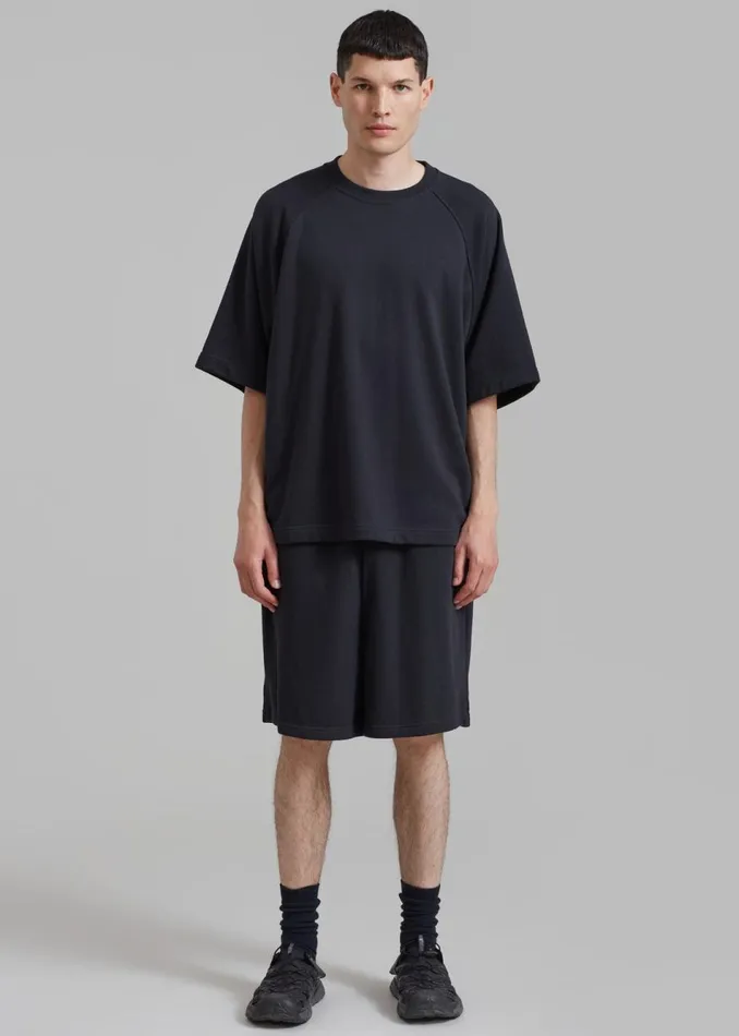MenWomen The Frankie Shop Loungewear Newton Sweat Tee Black