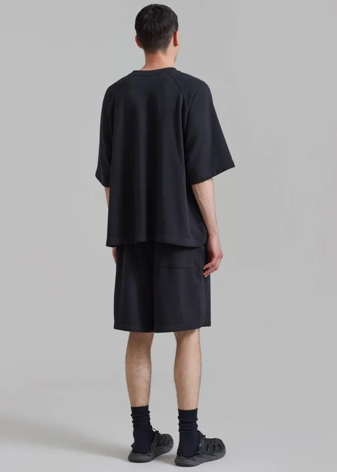 MenWomen The Frankie Shop Loungewear Newton Sweat Tee Black