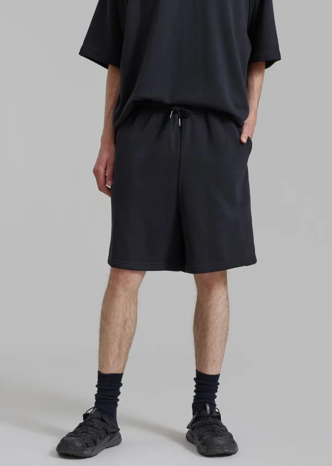 MenWomen The Frankie Shop Loungewear Newton Sweatshorts Black