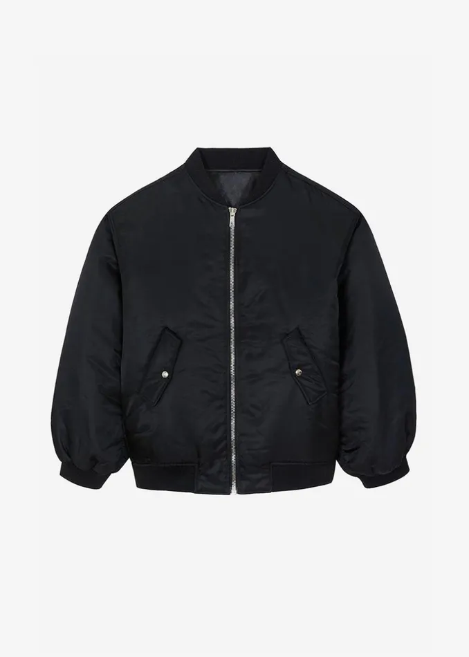 MenWomen The Frankie Shop Outerwear Astra Bomber Jacket Black