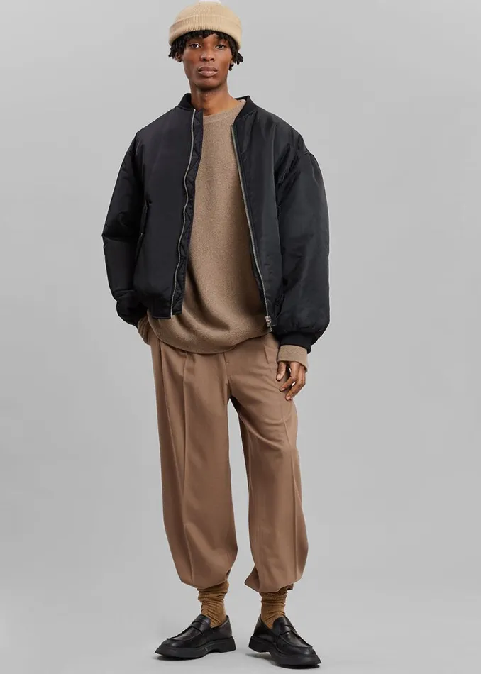 MenWomen The Frankie Shop Outerwear Astra Bomber Jacket Black