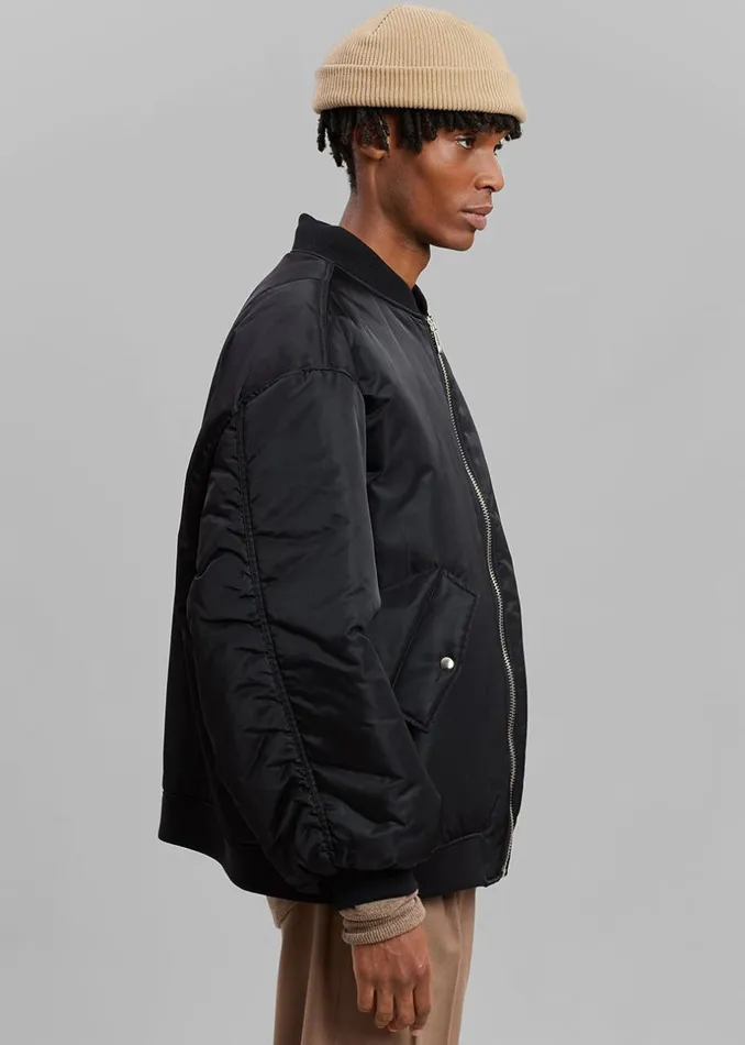 MenWomen The Frankie Shop Outerwear Astra Bomber Jacket Black
