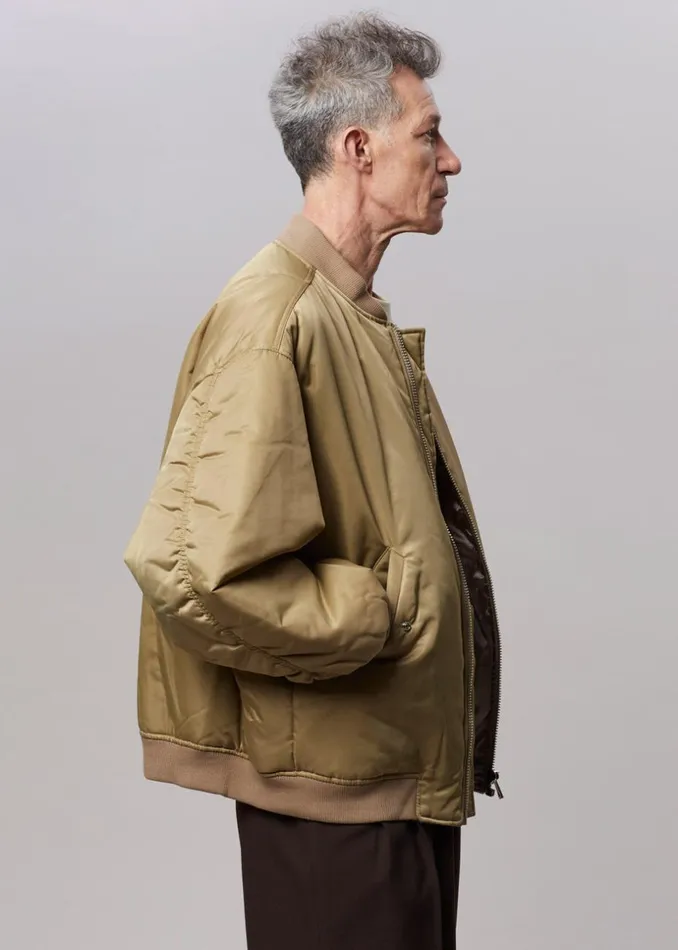 MenWomen The Frankie Shop Outerwear Astra Bomber Jacket Olive