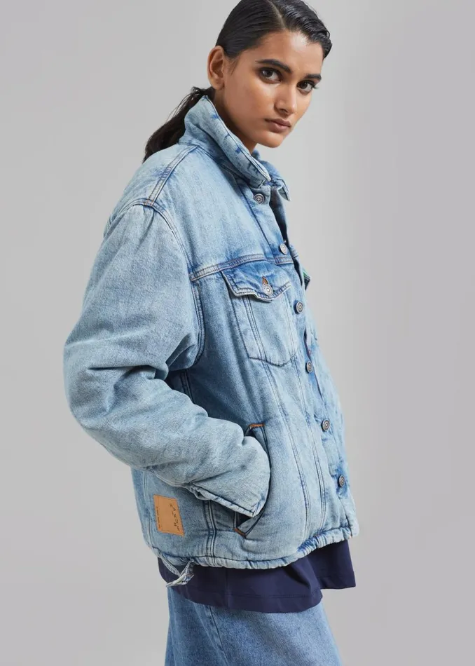 MenWomen The Frankie Shop Outerwear Haikure Orrell Jacket Cloud Washing