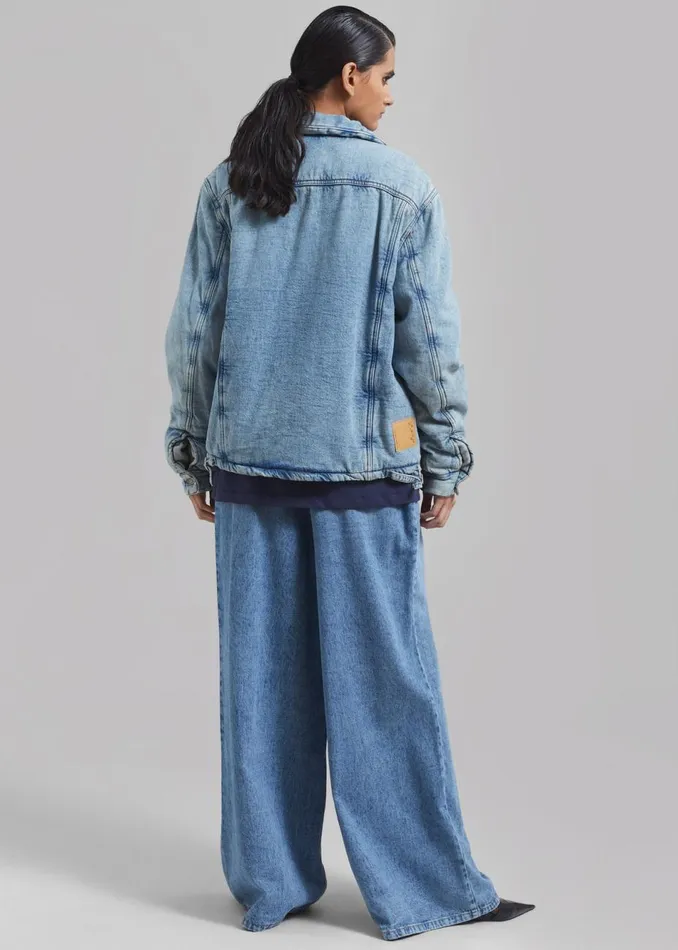 MenWomen The Frankie Shop Outerwear Haikure Orrell Jacket Cloud Washing