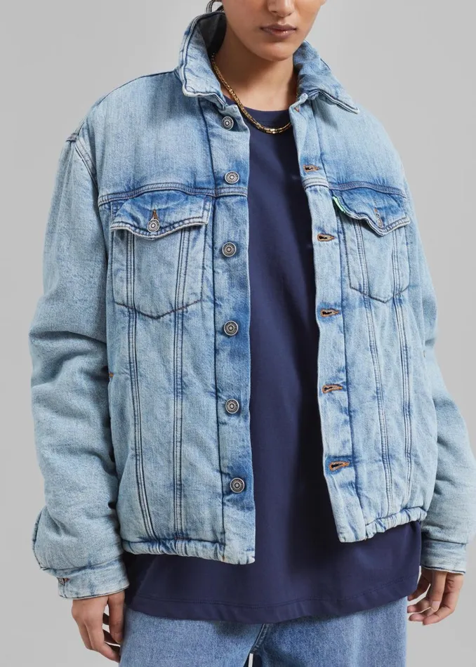 MenWomen The Frankie Shop Outerwear Haikure Orrell Jacket Cloud Washing