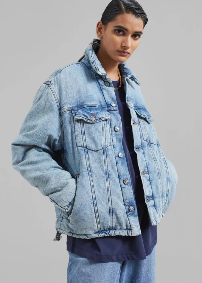 MenWomen The Frankie Shop Outerwear Haikure Orrell Jacket Cloud Washing