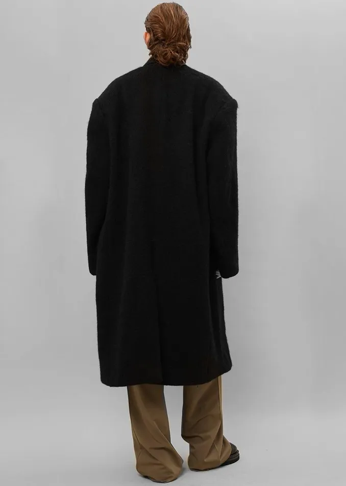 MenWomen The Frankie Shop Outerwear John Oversized Coat Black