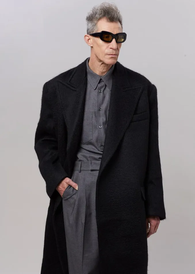 MenWomen The Frankie Shop Outerwear John Oversized Coat Black