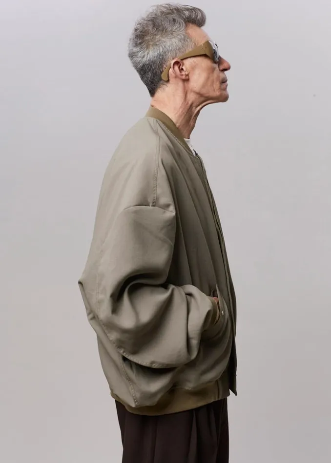 MenWomen The Frankie Shop Outerwear Lumi Bomber Jacket Dark Olive