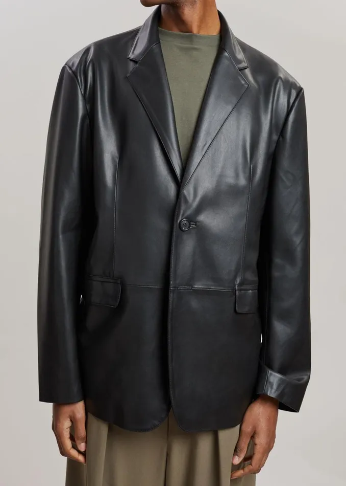 MenWomen The Frankie Shop Outerwear Olympia Blazer Black