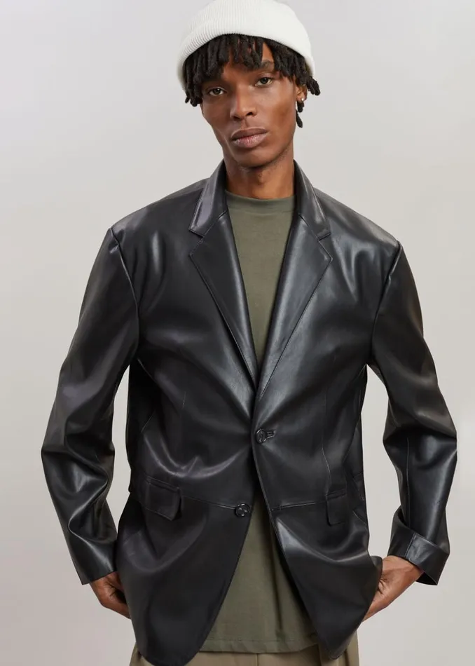 MenWomen The Frankie Shop Outerwear Olympia Blazer Black