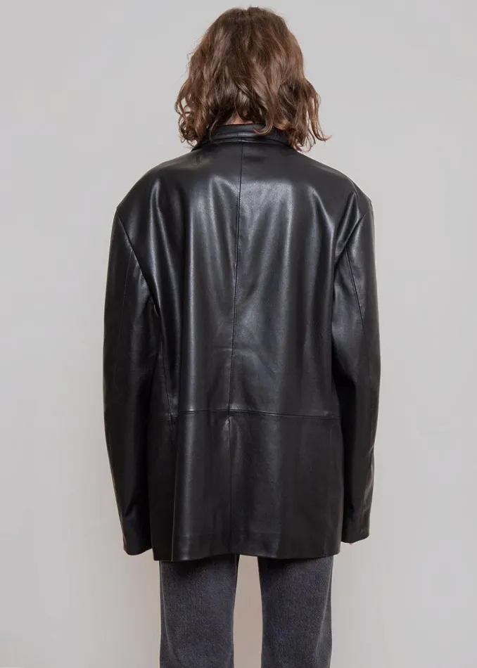 MenWomen The Frankie Shop Outerwear Olympia Blazer Black