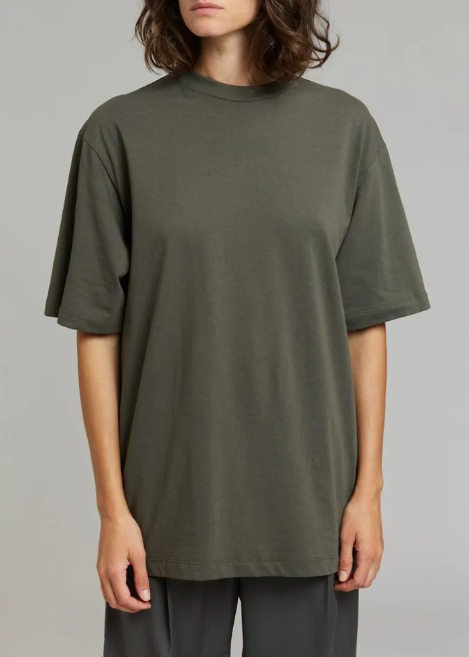 MenWomen The Frankie Shop Tops Evora Tee Olive