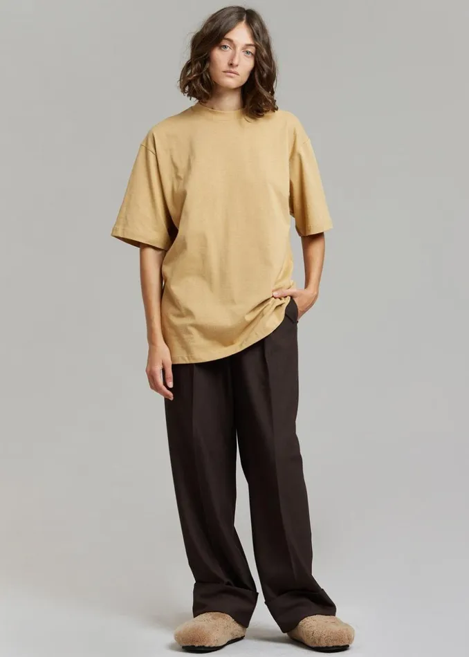 MenWomen The Frankie Shop Tops Evora Tee Sahara