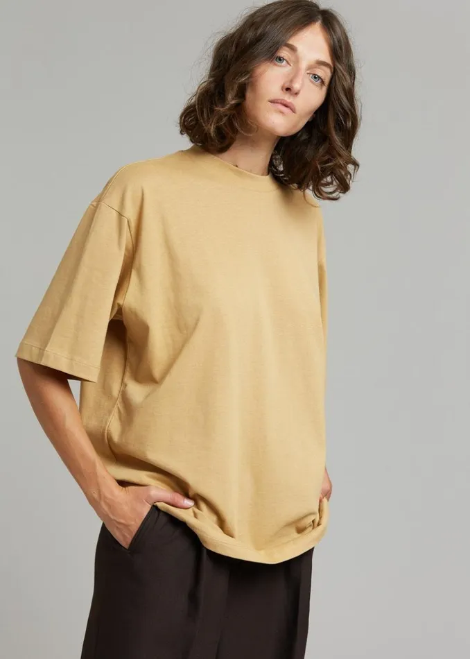 MenWomen The Frankie Shop Tops Evora Tee Sahara