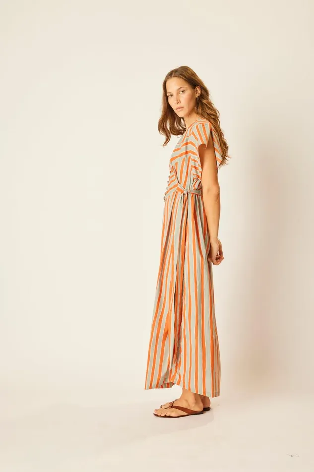 Monica Dress Batik Stripe Sage Women Natalie Martin Dresses Monica Dress Batik Stripe Sage Women Natalie Martin Dresses