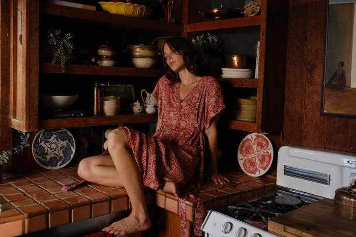 Monica Dress Water Lily Terracotta Women Natalie Martin Dresses Monica Dress Water Lily Terracotta Women Natalie Martin Dresses