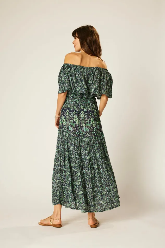 Naomi Dress With Sash Petite Fleur Marine Women Natalie Martin Dresses
