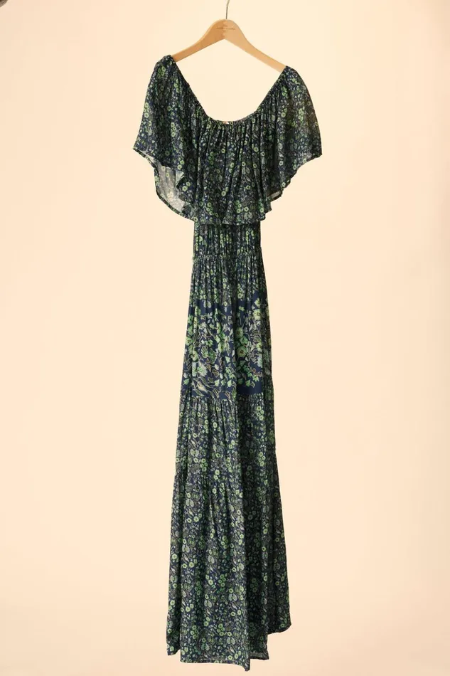 Naomi Dress With Sash Petite Fleur Marine Women Natalie Martin Dresses