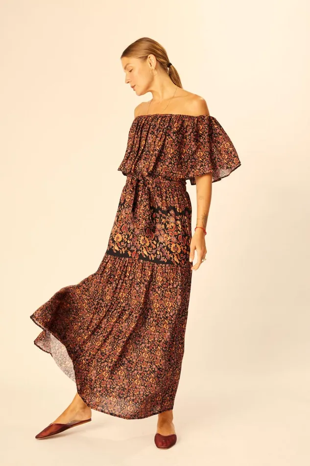 Naomi Dress With Sash Petite Fleur Noire Women Natalie Martin Dresses