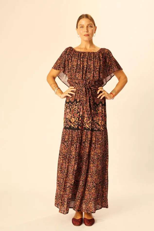 Naomi Dress With Sash Petite Fleur Noire Women Natalie Martin Dresses